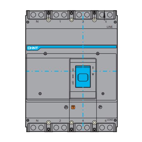 NXM 1600S 4300TB 4P 1600A Aptomat Chint MCCB 4 Pha 1600A 50kA