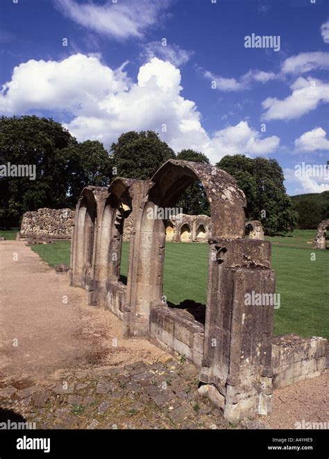 The ruins of Hailes Abbey in the cotswolds Stock Photo - Alamy