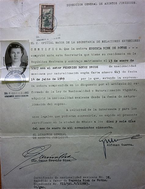 ROTHE, DRUDE & RINK FAMILY HERITAGE COLLECTION: Eugenia Rink Mexican