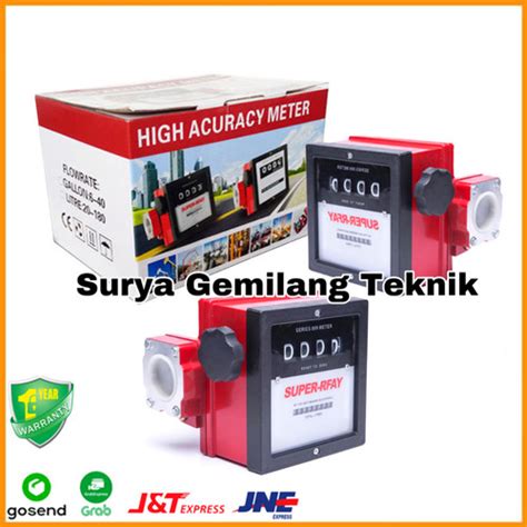 Jual Flow Meter Super Rfay Inchi Meteran Bensin Flowmeter Solar