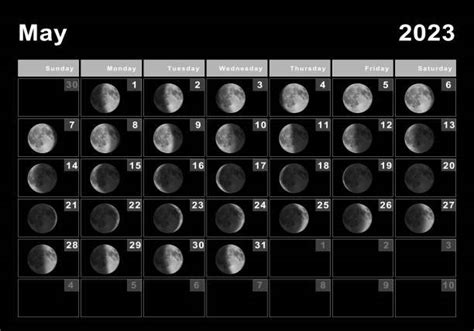 Calendario Lunar 2023 Monterrey Restaurante IMAGESEE