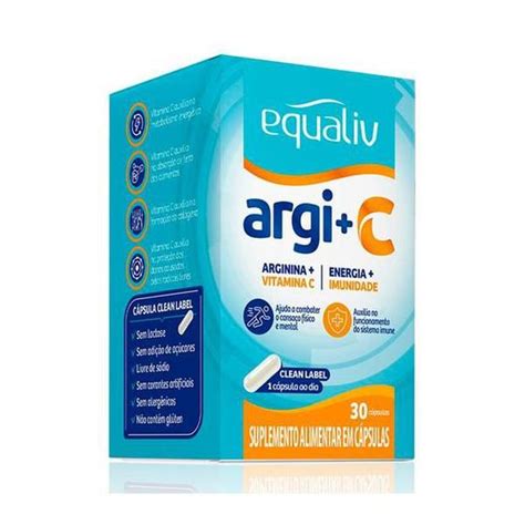 Arginina Equaliv Premium Argi C Vitaminas Frasco Un