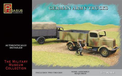 Pegasus - 7610 - German Army trucks - 1/72 Scale Model