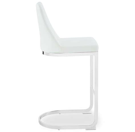 Lot De Chaises De Bar Design Mistigri Simili Blanc