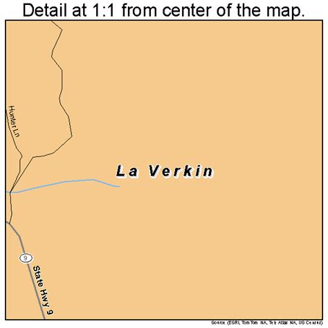 La Verkin Utah Street Map 4943440