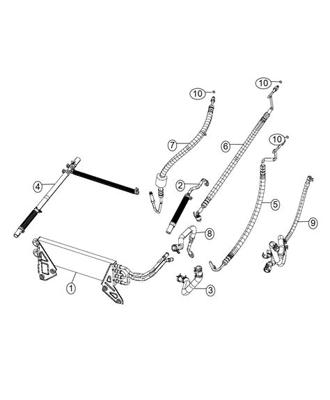 Ram 3500 Hose Power Steering Return Power 68143651AE Libertyville IL