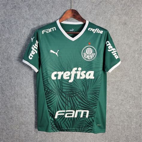 Camisa Palmeiras Puma I Home 2022 2023 todos Patrocínios