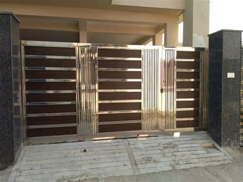 Modern Stainless Steel Hinged Gates For Home At Rs 1100 Sq Ft In