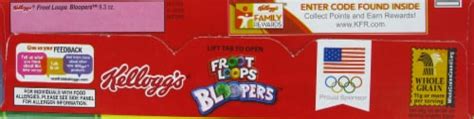 Kellogg's® Froot Loops Bloopers™ Loops Cereal 9.3 oz. Box, 9.3 oz - Kroger