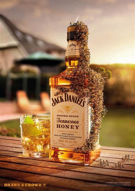 #JackDaniels Honey. Для создания данной рекламы понадобилось более 2000 ...