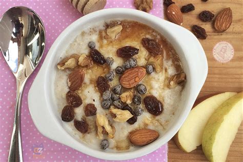 Porridge Ricetta Perfetta Con Fiocchi Di Avena Miele E Frutta