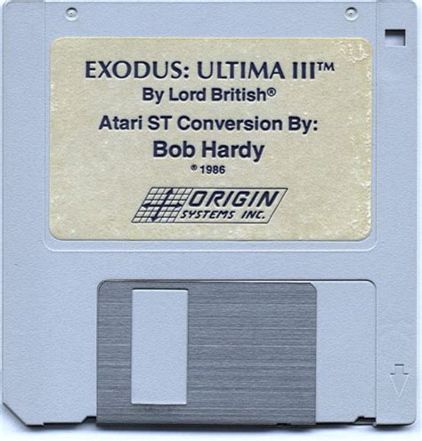 Exodus Ultima III 1983 Box Cover Art MobyGames