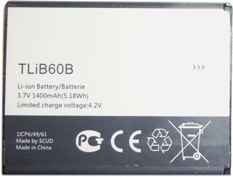 Bateria Alcatel Nowa Oryg Bateria TLiB60B J210 J300 J310 Opinie I