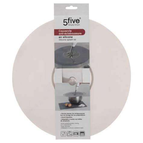 Couvercle Anti Éclaboussure Silicone 35cm Gris