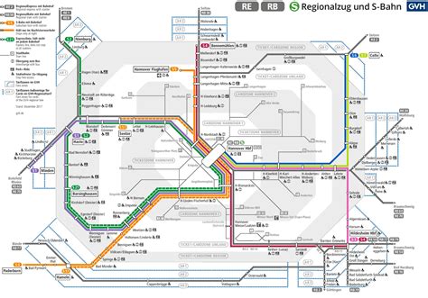 Hannover S Bahn Plan