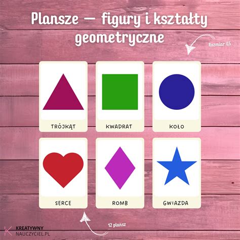 Plansze Figury I Kszta Ty Geometryczne Kreatywny Nauczyciel