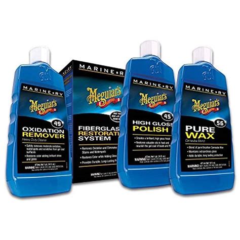 Meguiars Marine Rv Fiberglass Restoration System Oxidation Removal