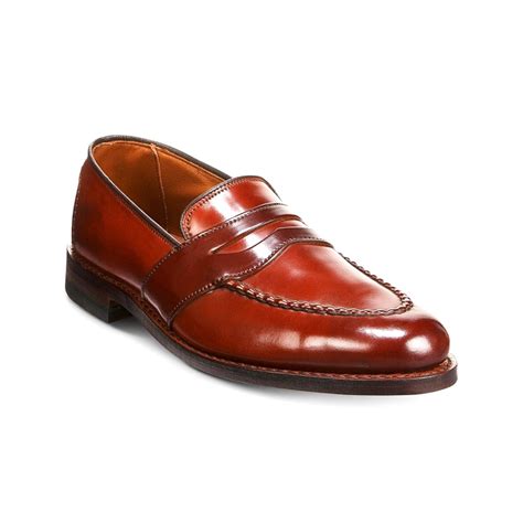 Allen Edmonds Randolph Shell Cordovan Penny Loafer Chili