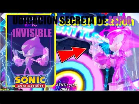 Como Desbloquear A Invisible Espio En Sonic Speed Simulator Youtube