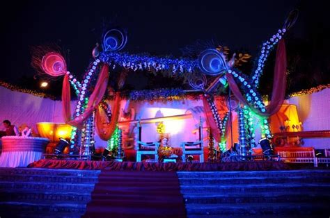 A stunning Radha Krishna Inspired Stage | Best wedding planner, Wedding ...