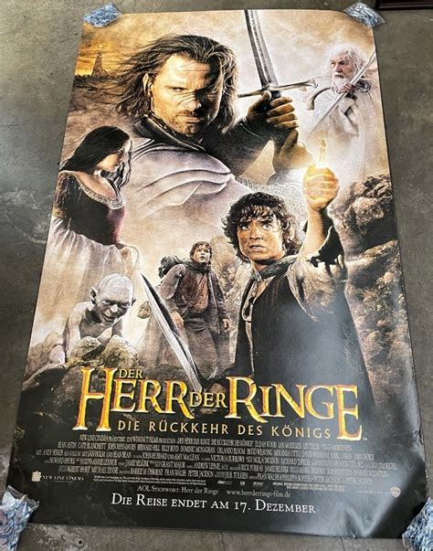 Lord of the Rings, Return of the King (2003) – Original German Bus Shelter Advance Movie Poster ...