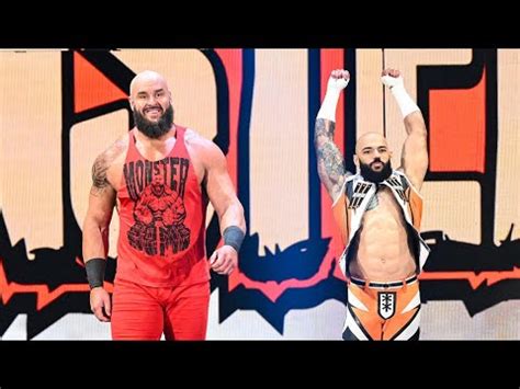 Braun Strowman Ricochet Entrance WWE SmackDown Jan 27 2023 YouTube