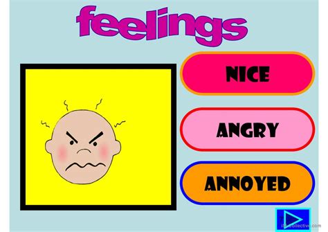 Feelings powerpoint pictionary pict Français FLE powerpoints