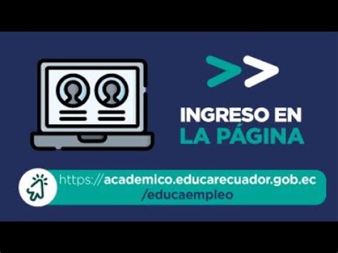 C Mo Reg Strarse De Inmediato A Educaempleo Ecuador Al Junio