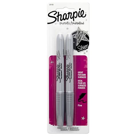 Sharpie Silver Fine Point Permanent Markers