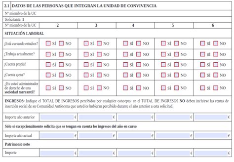 Cómo rellenar el formulario de solicitud del Ingreso Mínimo Vital 2023