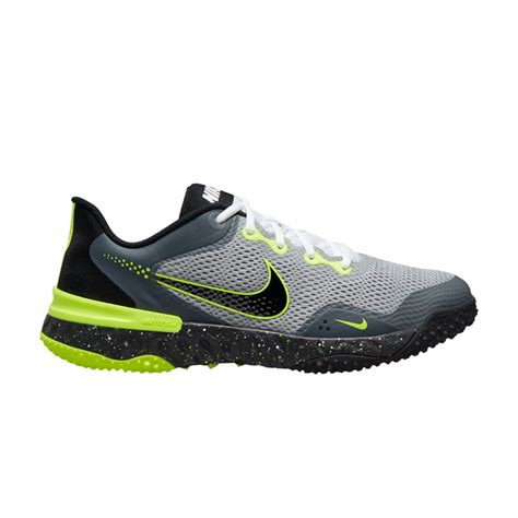 Nike Alpha Huarache Elite 3 Turf 'light Smoke Volt - Grey | Editorialist