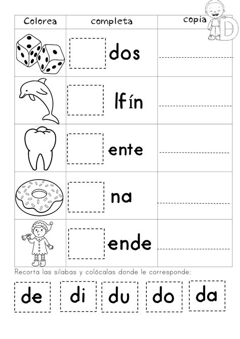 Mi Cuadernillo de Sílabas IE Página 08 Imagenes Educativas