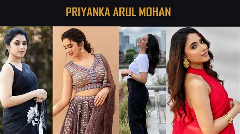 Priyanka Arul Mohan Actress Hot Tiktok Youtube