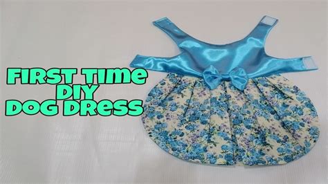 Diy dog dress how to make a dog dress pattern easy simple and nice ...