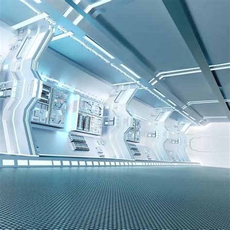 Futuristic design spaceship interior — Stock Photo © vitaliy_sokol ...