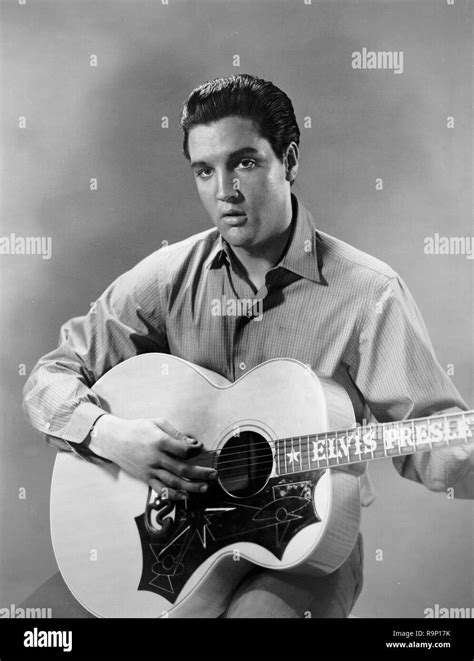 Elvis Presley Black And White Stock Photos And Images Alamy