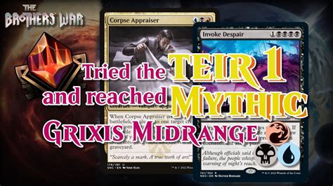 Grixis Midrange MTG Arena The Brothers War Standard YouTube