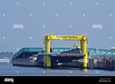 Rostock ferry terminal Stock Photo - Alamy