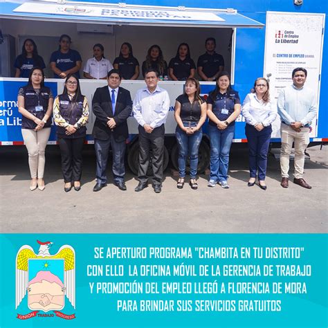 SE APERTURO PROGRAMA CHAMBITA EN TU DISTRITO CON ELLO LA OFICINA