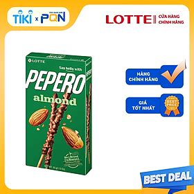 Bánh que lotte pepero vị sô cô la hạnh nhân almond