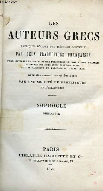 Les Auteurs Grecs Expliques D Apres Une Methode Nouvelle Par Deux