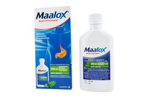 Maalox Maux D Estomac Suspension Buvable Menthe Ml Pharma