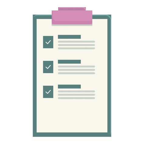 Clipboard Showing Completed Checklist For Task Management And