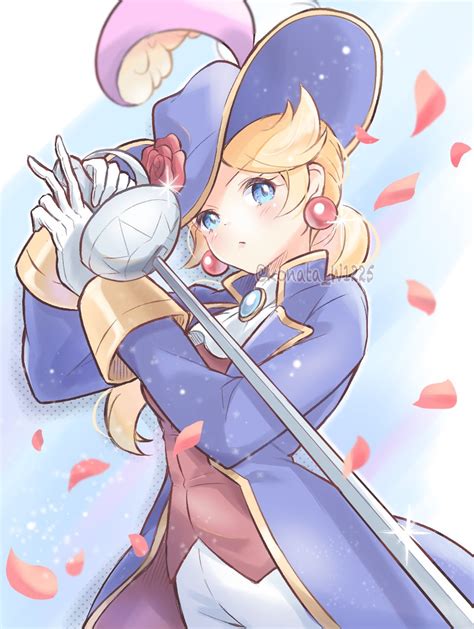 Princess Peach And Swordfighter Peach Mario And 1 More Drawn By