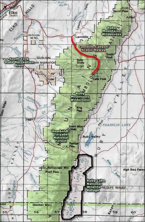 Lamoille Canyon Scenic Byway The Sights And Sites Of America Scenic