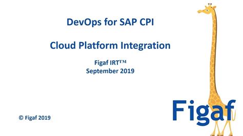 Devops For Sap Cpi With Figaf Youtube