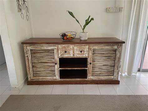 Beautiful Teak Buffet Cabinet, Furniture & Home Living, Furniture ...