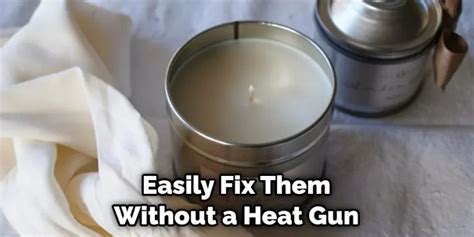 How To Fix Candle Sinkholes Without Heat Gun Methods