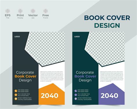 Book cover design template. 36489519 Vector Art at Vecteezy