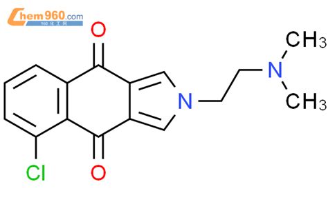 89479 37 82h 苯并 F 异吲哚 49 二酮，5 氯 2 2 （二甲氨基）乙基 化学式、结构式、分子式、mol、smiles
